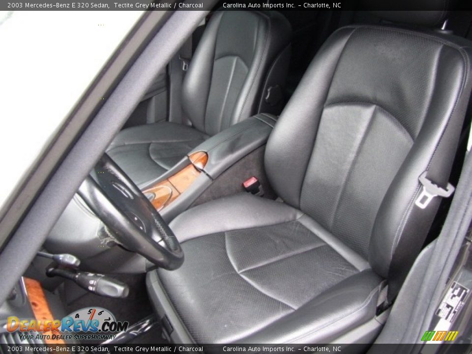 2003 Mercedes-Benz E 320 Sedan Tectite Grey Metallic / Charcoal Photo #19
