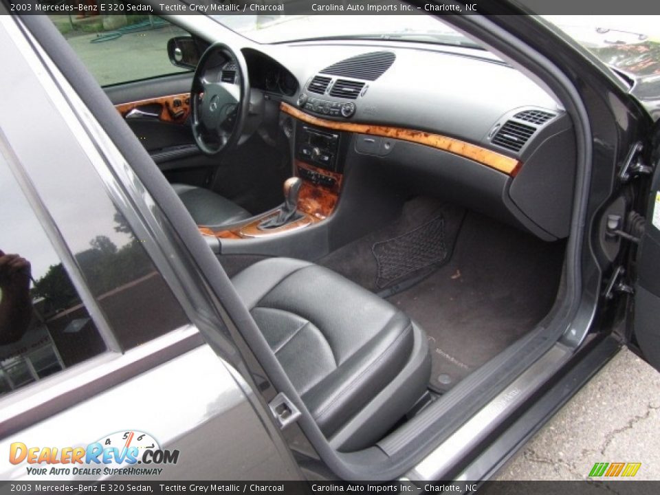 2003 Mercedes-Benz E 320 Sedan Tectite Grey Metallic / Charcoal Photo #22