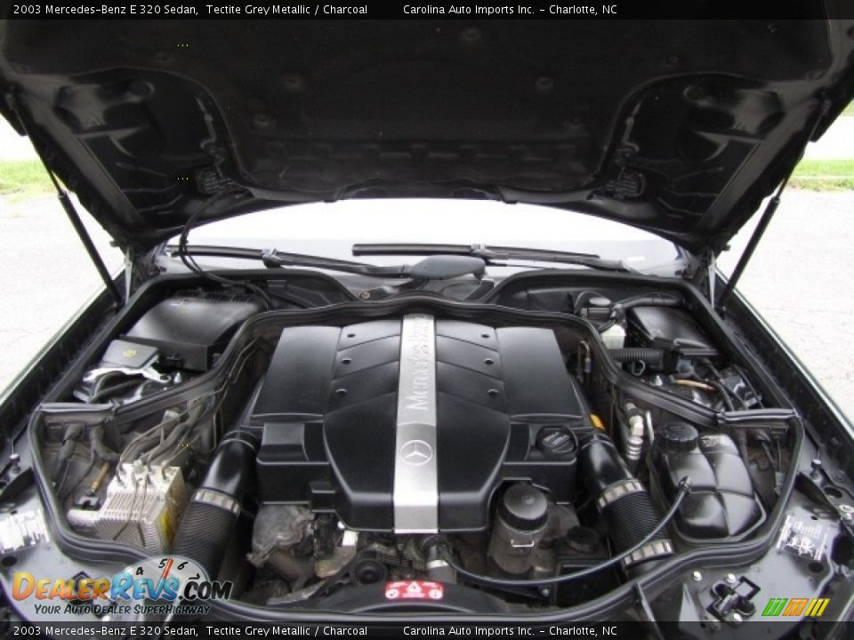 2003 Mercedes-Benz E 320 Sedan Tectite Grey Metallic / Charcoal Photo #26