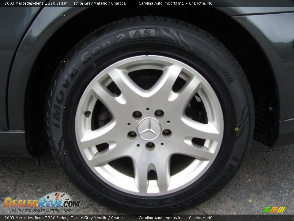 2003 Mercedes-Benz E 320 Sedan Tectite Grey Metallic / Charcoal Photo #27