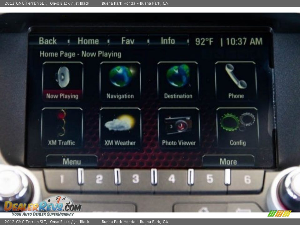 2012 GMC Terrain SLT Onyx Black / Jet Black Photo #23
