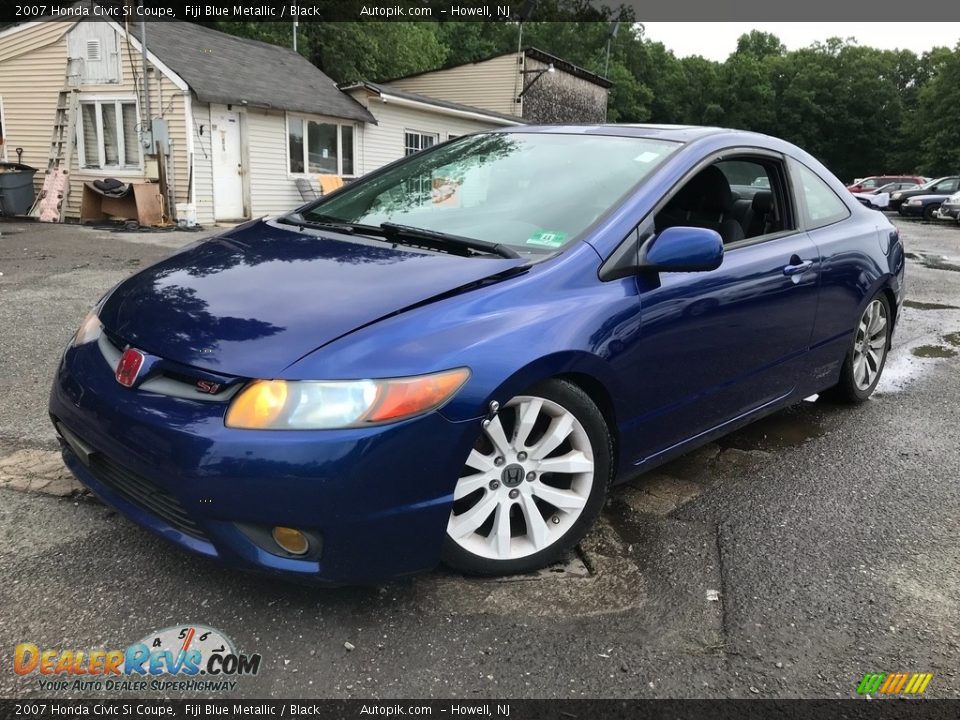 2007 Honda Civic Si Coupe Fiji Blue Metallic / Black Photo #1