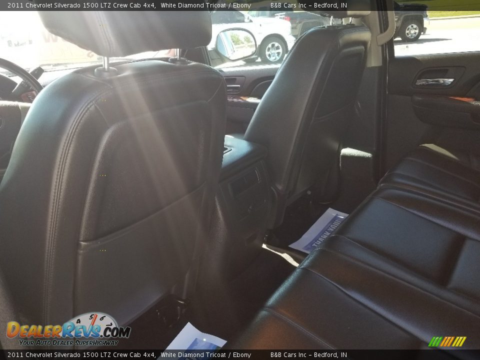 2011 Chevrolet Silverado 1500 LTZ Crew Cab 4x4 White Diamond Tricoat / Ebony Photo #20