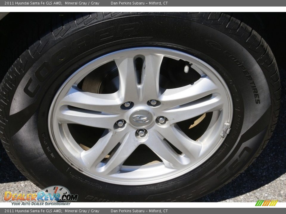 2011 Hyundai Santa Fe GLS AWD Mineral Gray / Gray Photo #22