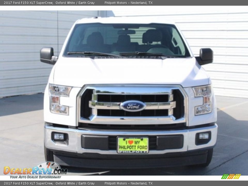 2017 Ford F150 XLT SuperCrew Oxford White / Earth Gray Photo #2