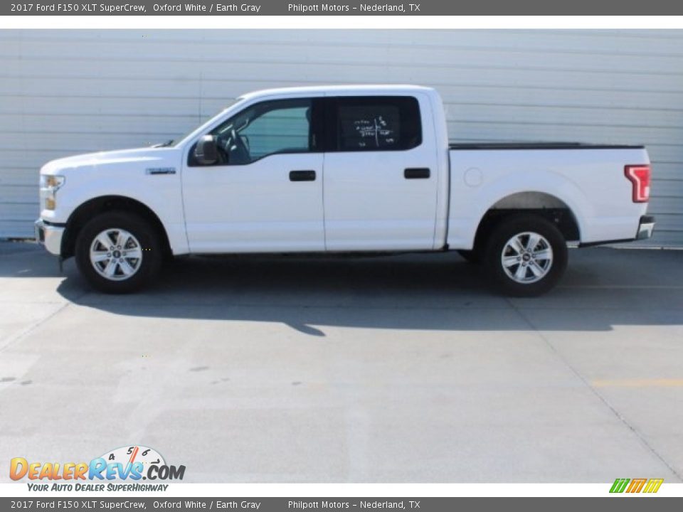 2017 Ford F150 XLT SuperCrew Oxford White / Earth Gray Photo #8