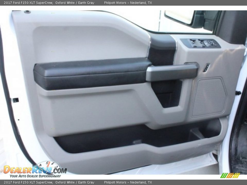 2017 Ford F150 XLT SuperCrew Oxford White / Earth Gray Photo #15
