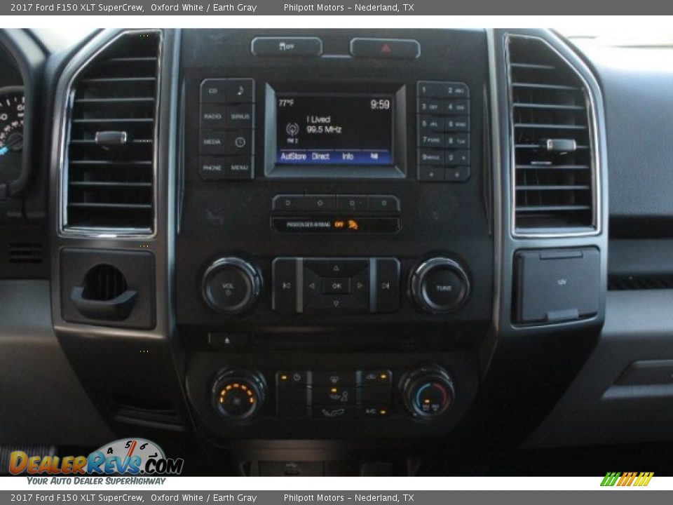 2017 Ford F150 XLT SuperCrew Oxford White / Earth Gray Photo #18