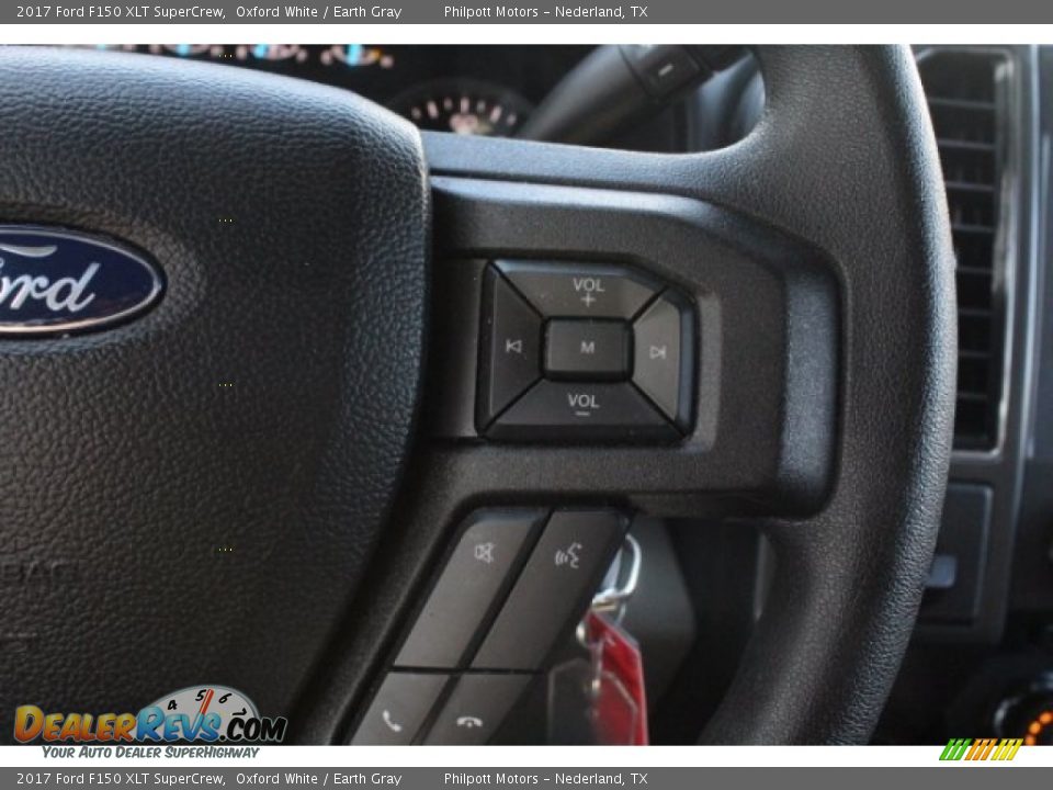 2017 Ford F150 XLT SuperCrew Oxford White / Earth Gray Photo #21