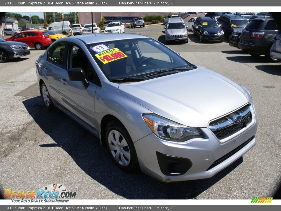 2013 Subaru Impreza 2.0i 4 Door Ice Silver Metallic / Black Photo #1