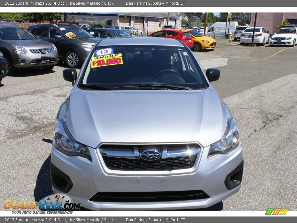 2013 Subaru Impreza 2.0i 4 Door Ice Silver Metallic / Black Photo #2