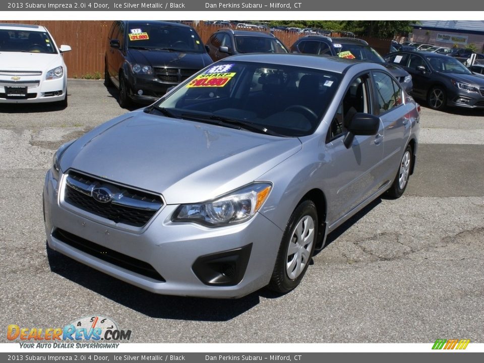 2013 Subaru Impreza 2.0i 4 Door Ice Silver Metallic / Black Photo #3