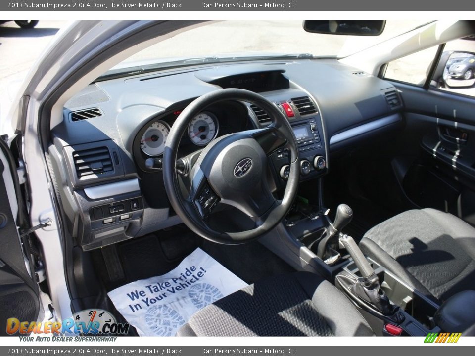 2013 Subaru Impreza 2.0i 4 Door Ice Silver Metallic / Black Photo #4