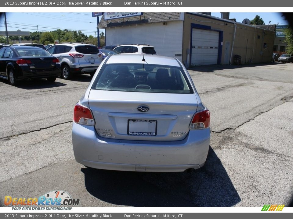 2013 Subaru Impreza 2.0i 4 Door Ice Silver Metallic / Black Photo #7