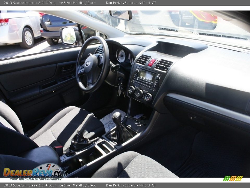 2013 Subaru Impreza 2.0i 4 Door Ice Silver Metallic / Black Photo #9