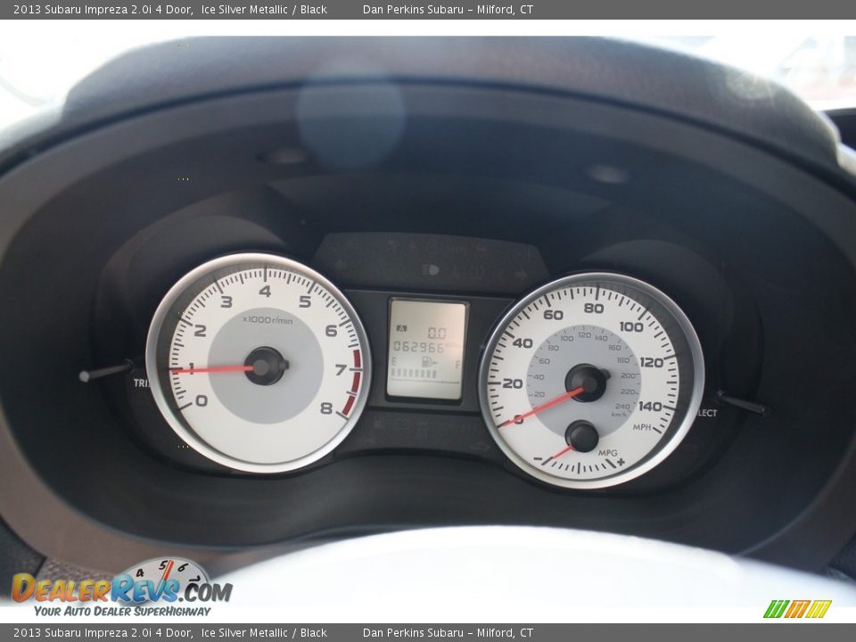 2013 Subaru Impreza 2.0i 4 Door Ice Silver Metallic / Black Photo #12