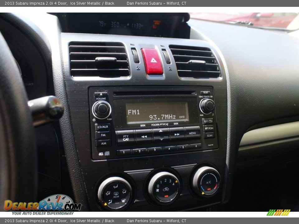 2013 Subaru Impreza 2.0i 4 Door Ice Silver Metallic / Black Photo #13