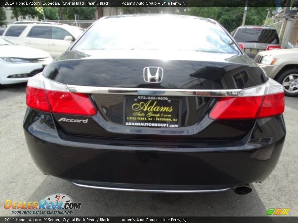 2014 Honda Accord LX Sedan Crystal Black Pearl / Black Photo #4