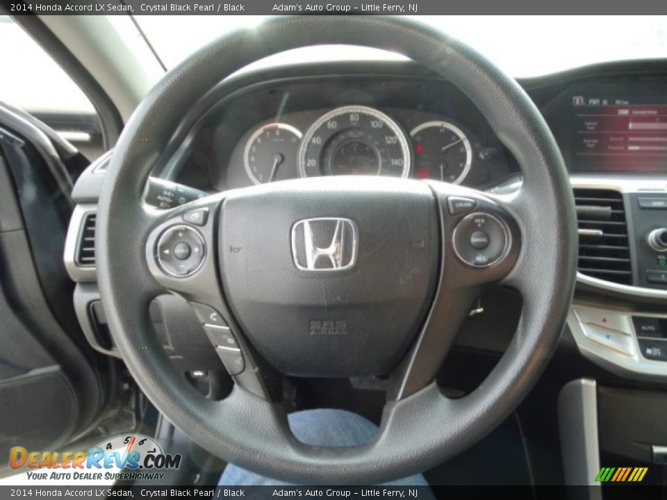 2014 Honda Accord LX Sedan Crystal Black Pearl / Black Photo #18