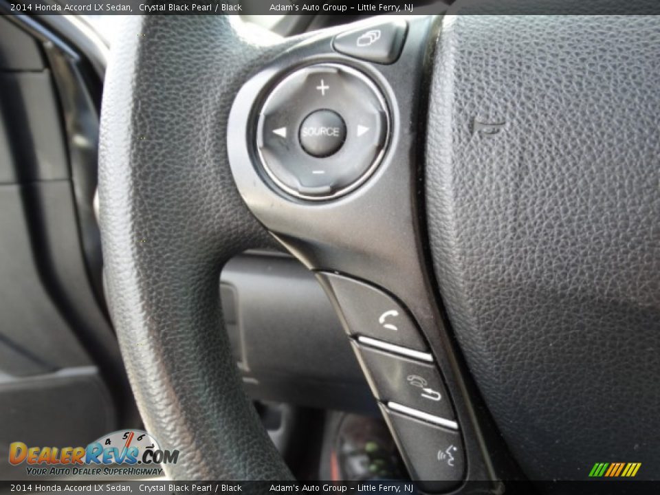 2014 Honda Accord LX Sedan Crystal Black Pearl / Black Photo #19