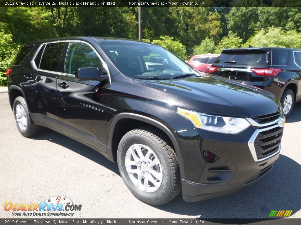 2019 Chevrolet Traverse LS Mosaic Black Metallic / Jet Black Photo #7