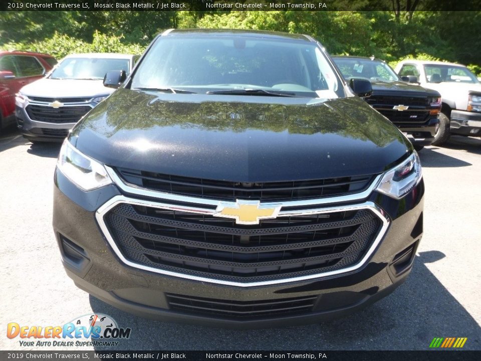 2019 Chevrolet Traverse LS Mosaic Black Metallic / Jet Black Photo #8