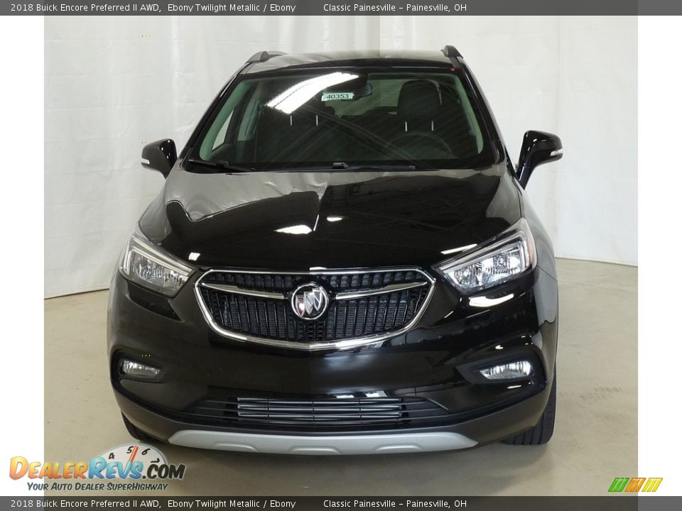 2018 Buick Encore Preferred II AWD Ebony Twilight Metallic / Ebony Photo #4