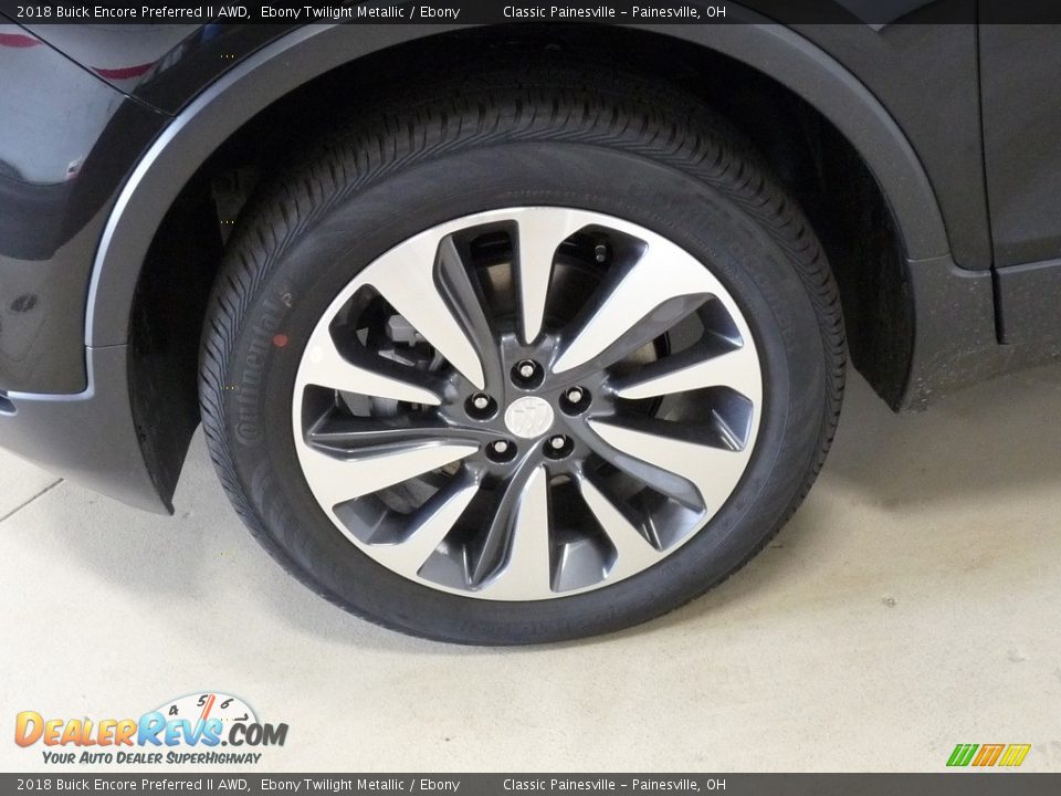 2018 Buick Encore Preferred II AWD Ebony Twilight Metallic / Ebony Photo #5