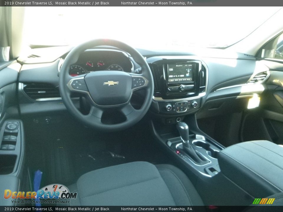 2019 Chevrolet Traverse LS Mosaic Black Metallic / Jet Black Photo #14