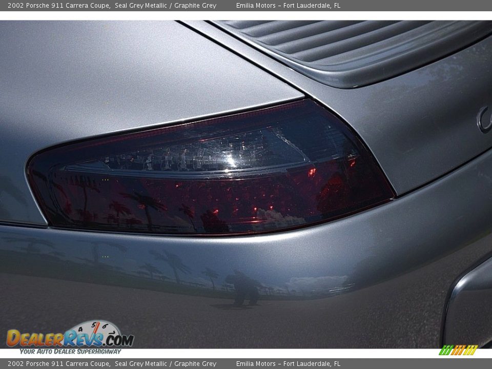 2002 Porsche 911 Carrera Coupe Seal Grey Metallic / Graphite Grey Photo #19