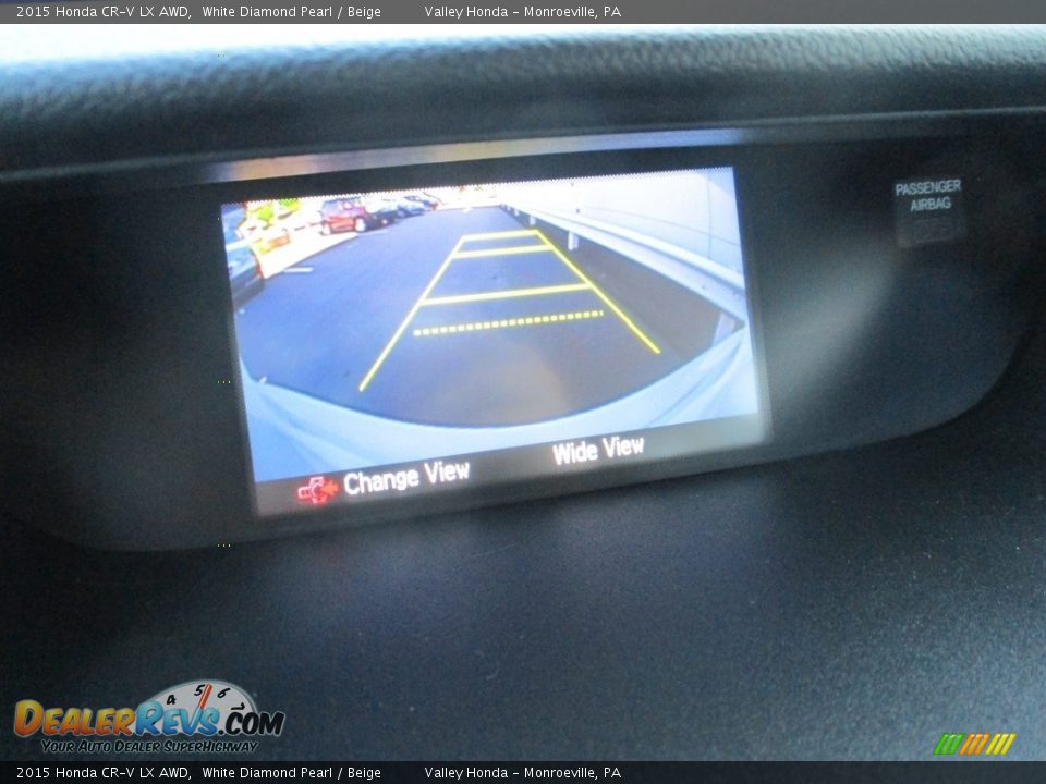 2015 Honda CR-V LX AWD White Diamond Pearl / Beige Photo #16