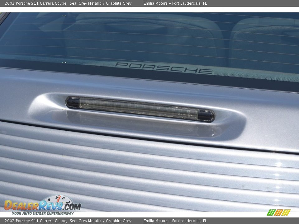 2002 Porsche 911 Carrera Coupe Seal Grey Metallic / Graphite Grey Photo #21