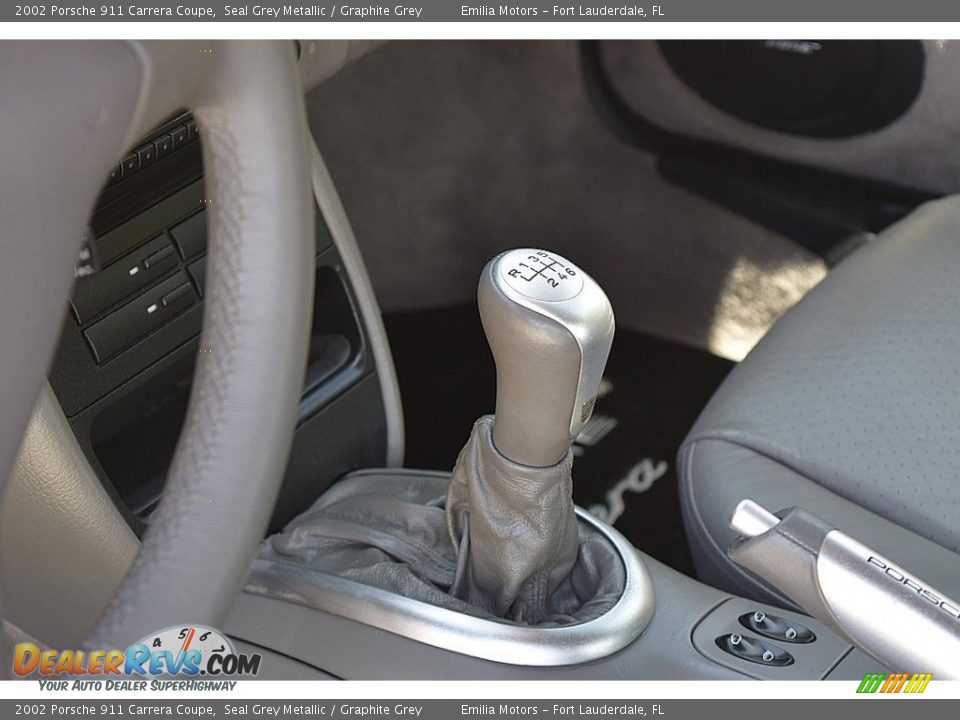 2002 Porsche 911 Carrera Coupe Seal Grey Metallic / Graphite Grey Photo #34