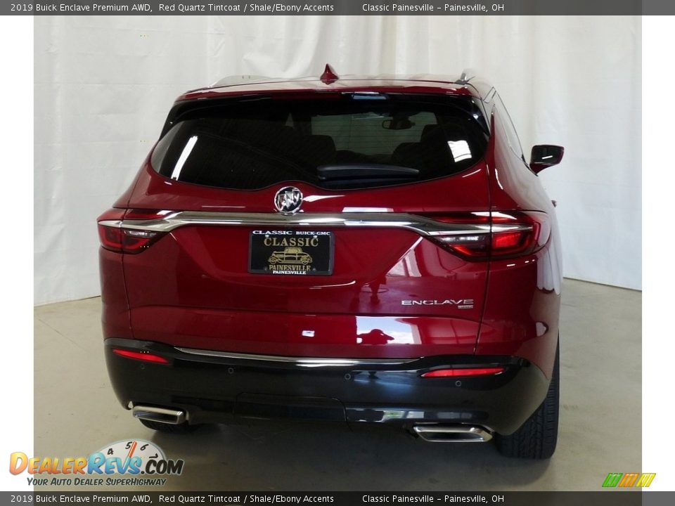 2019 Buick Enclave Premium AWD Red Quartz Tintcoat / Shale/Ebony Accents Photo #3