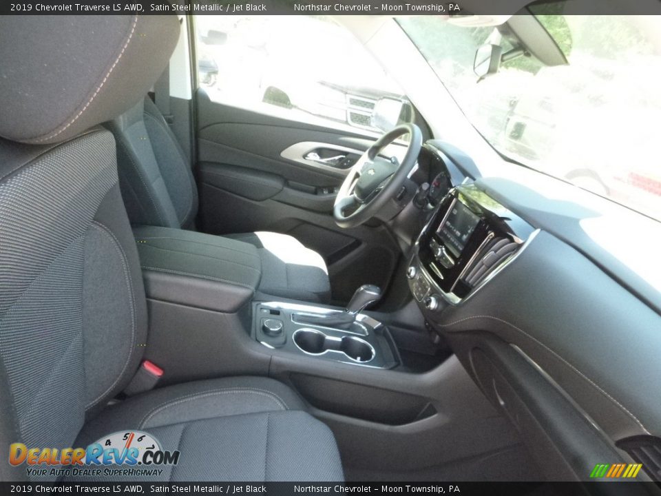 2019 Chevrolet Traverse LS AWD Satin Steel Metallic / Jet Black Photo #10