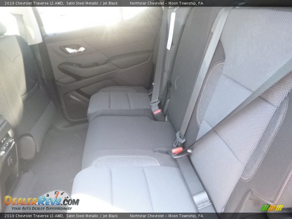 2019 Chevrolet Traverse LS AWD Satin Steel Metallic / Jet Black Photo #12