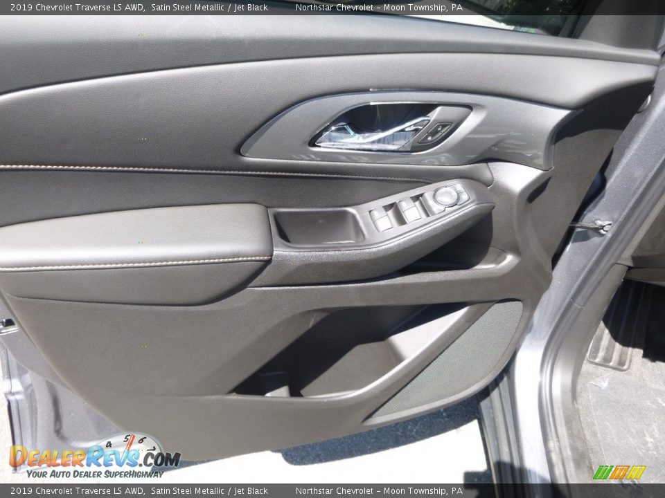 2019 Chevrolet Traverse LS AWD Satin Steel Metallic / Jet Black Photo #15