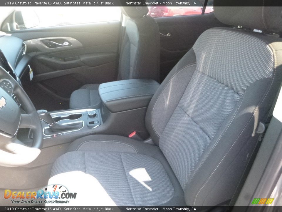 2019 Chevrolet Traverse LS AWD Satin Steel Metallic / Jet Black Photo #16