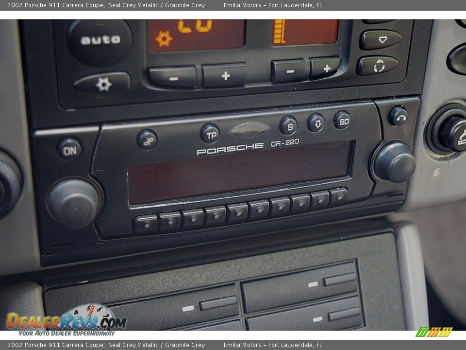 2002 Porsche 911 Carrera Coupe Seal Grey Metallic / Graphite Grey Photo #55
