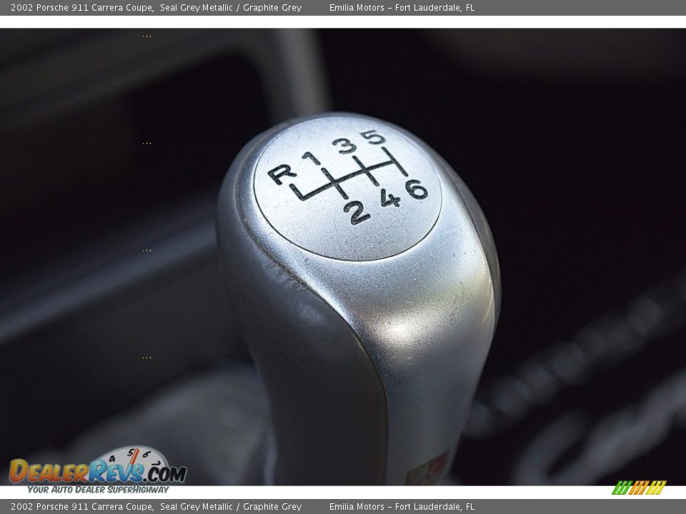 2002 Porsche 911 Carrera Coupe Seal Grey Metallic / Graphite Grey Photo #56