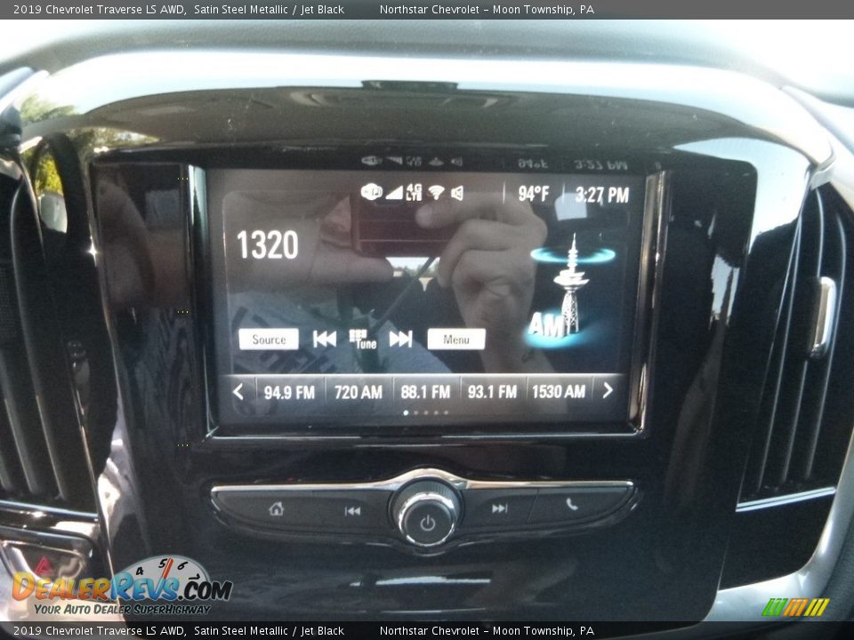 2019 Chevrolet Traverse LS AWD Satin Steel Metallic / Jet Black Photo #18