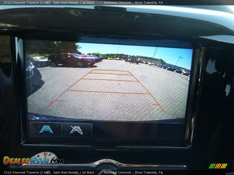 2019 Chevrolet Traverse LS AWD Satin Steel Metallic / Jet Black Photo #19