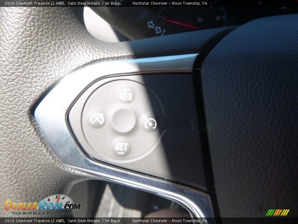 2019 Chevrolet Traverse LS AWD Satin Steel Metallic / Jet Black Photo #21