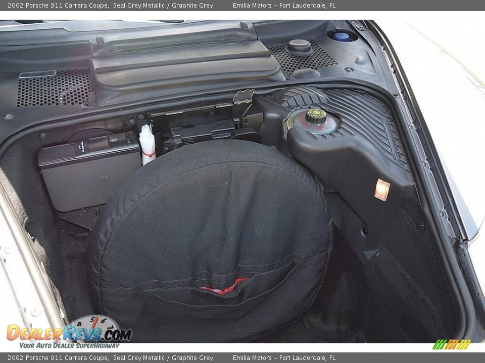 2002 Porsche 911 Carrera Coupe Seal Grey Metallic / Graphite Grey Photo #66