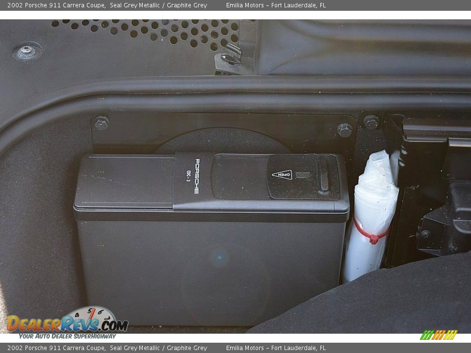 2002 Porsche 911 Carrera Coupe Seal Grey Metallic / Graphite Grey Photo #67
