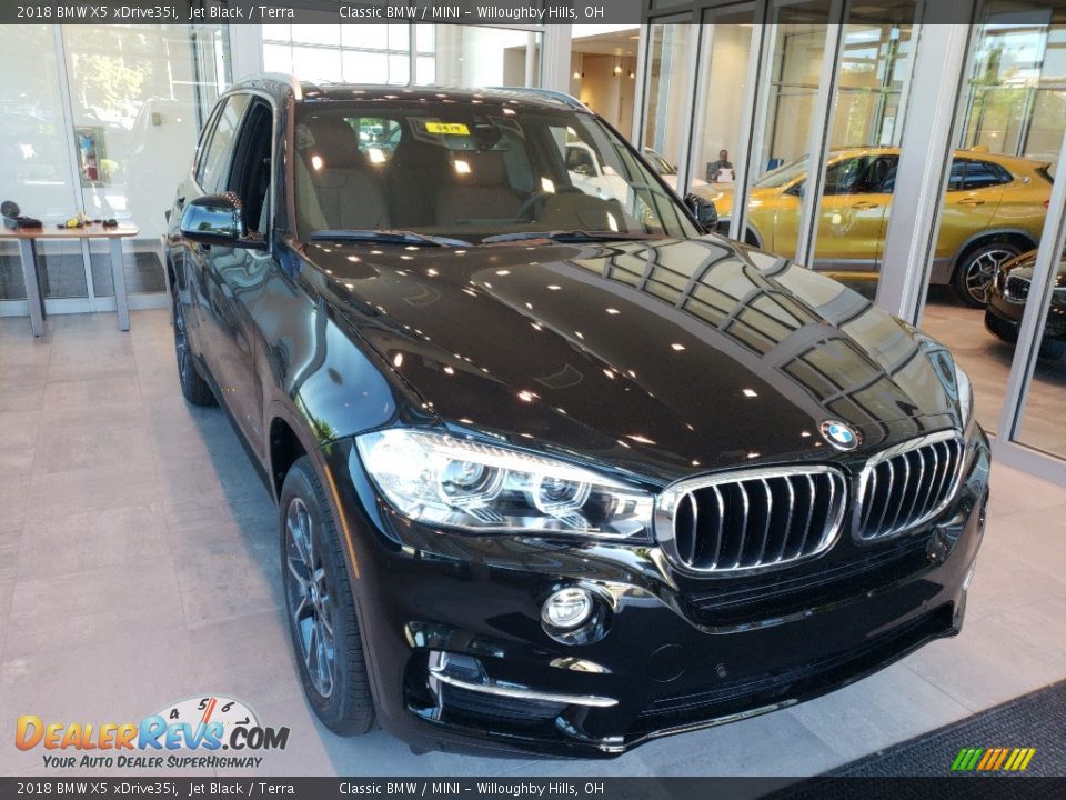2018 BMW X5 xDrive35i Jet Black / Terra Photo #1