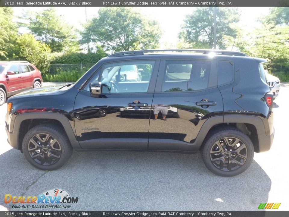 2018 Jeep Renegade Latitude 4x4 Black / Black Photo #2