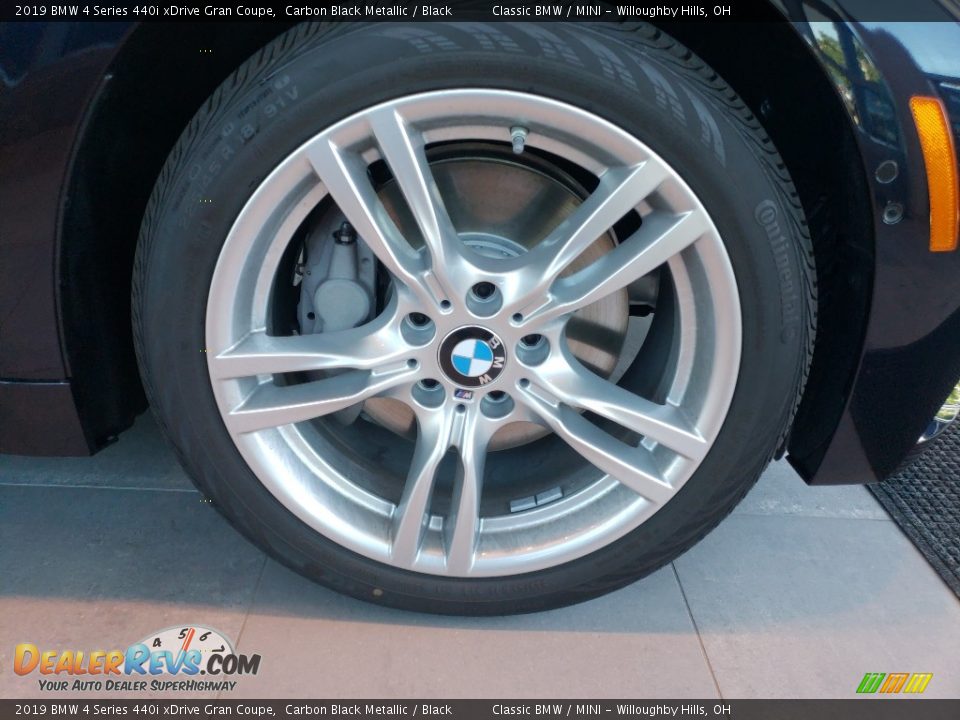 2019 BMW 4 Series 440i xDrive Gran Coupe Carbon Black Metallic / Black Photo #5