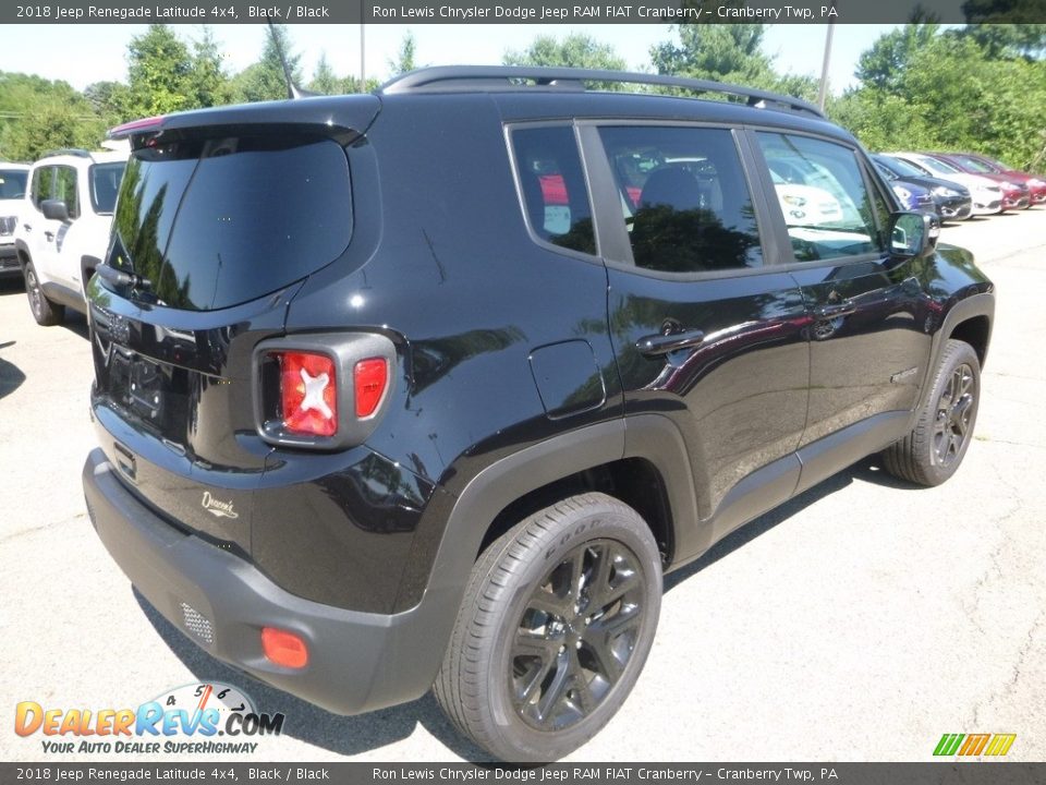 2018 Jeep Renegade Latitude 4x4 Black / Black Photo #5