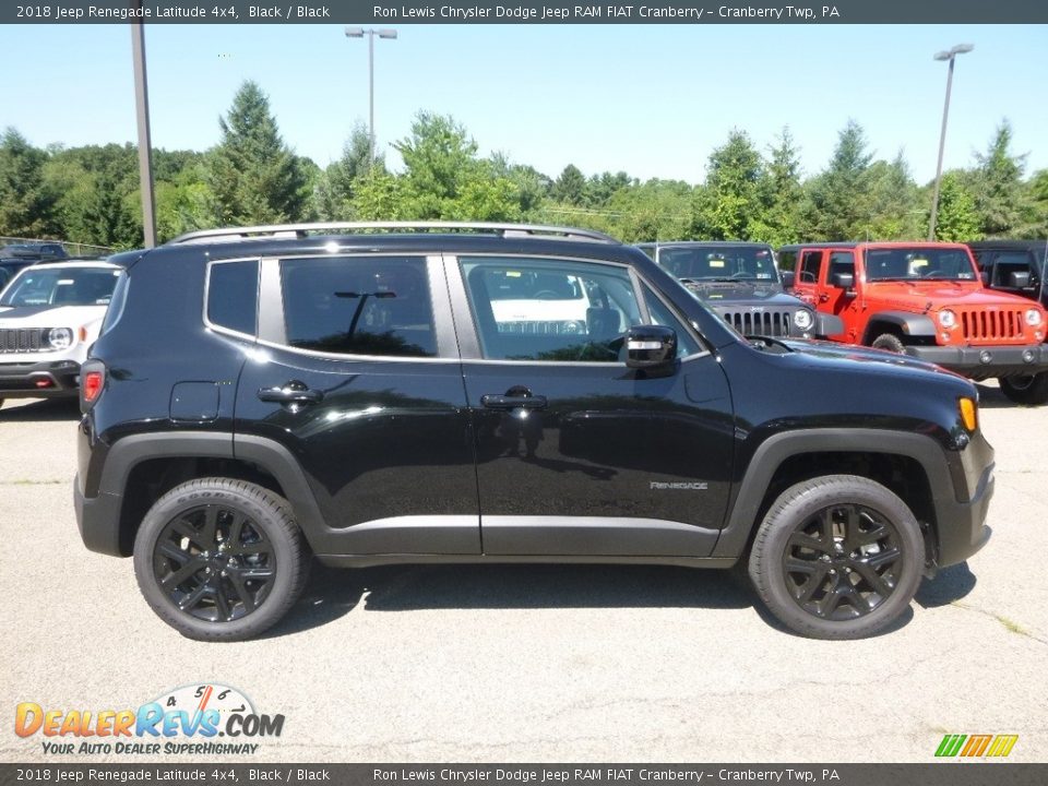2018 Jeep Renegade Latitude 4x4 Black / Black Photo #6